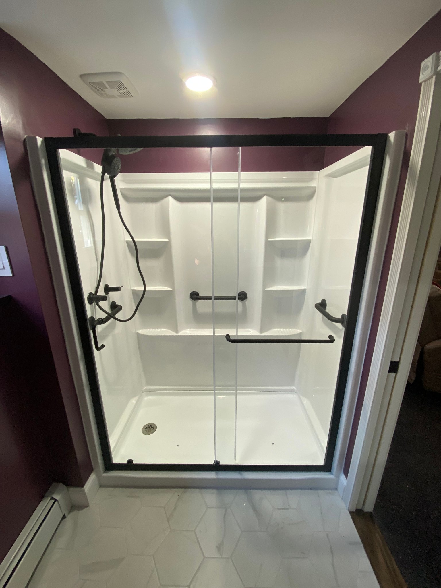 Custom Shower Install after